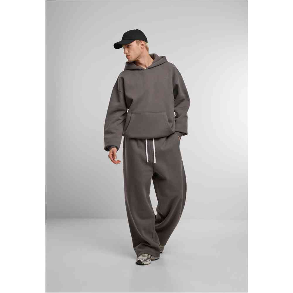 Urban Classics - Fluffy Oversized Sweat à capuche - Gris